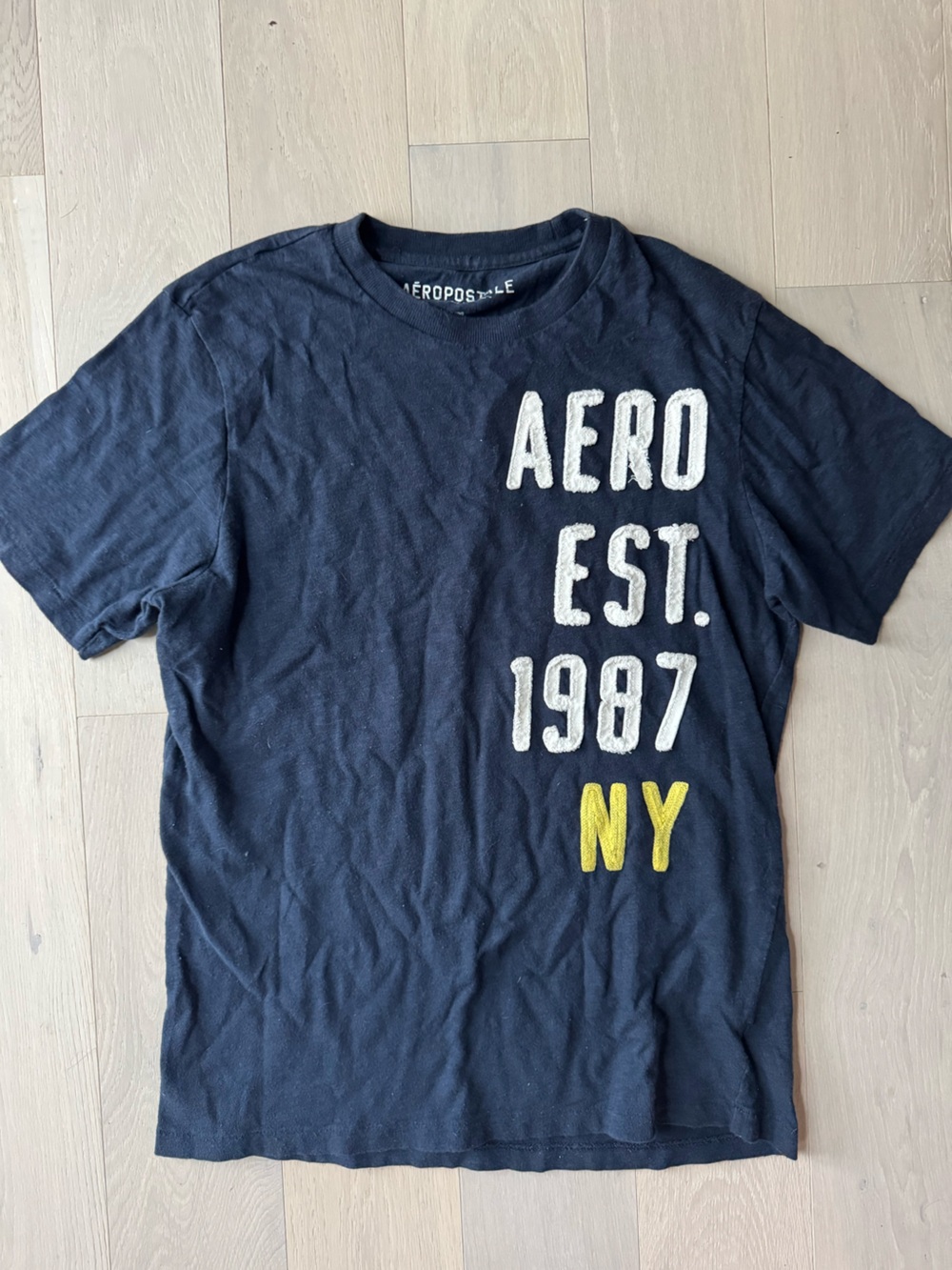 mens aeropostale navy tee